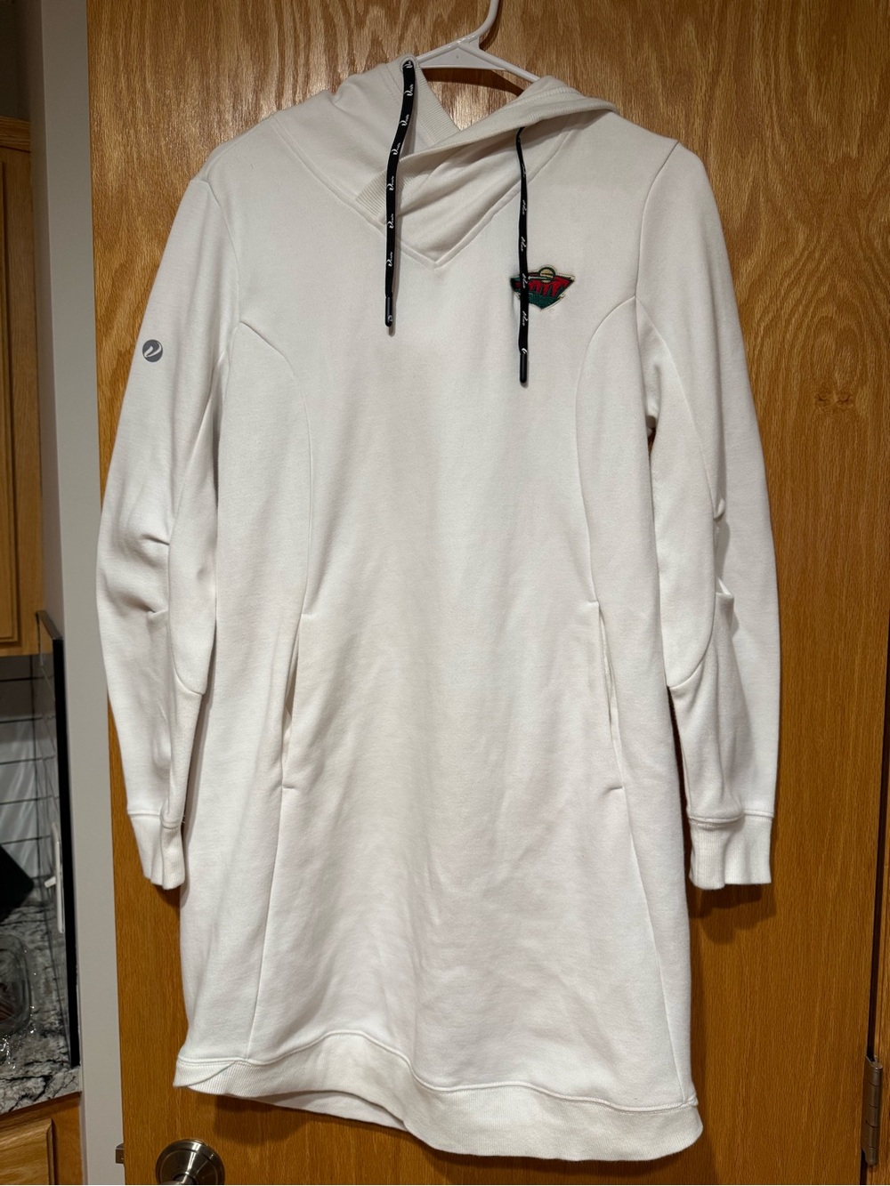 MN Wild NHL Verve Levelwear Cover Hoodie Dress with Pockets Medium
